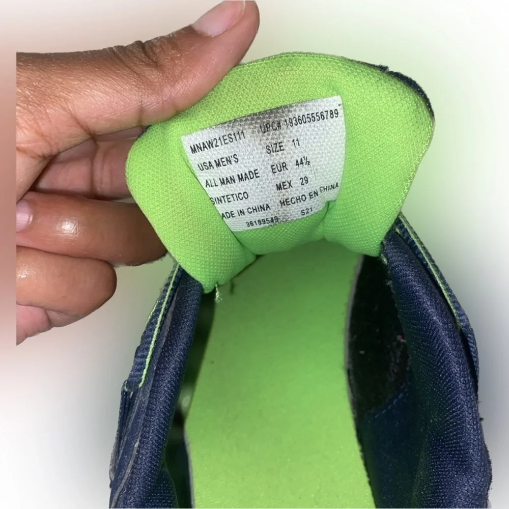 Mens Athletic Memory Foam Shoes Size 11